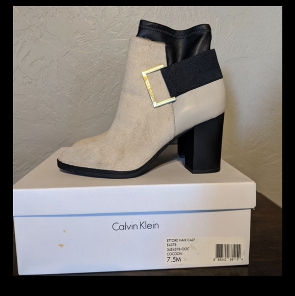 Calvin Klein calf fur boots - Picture 1 of 8